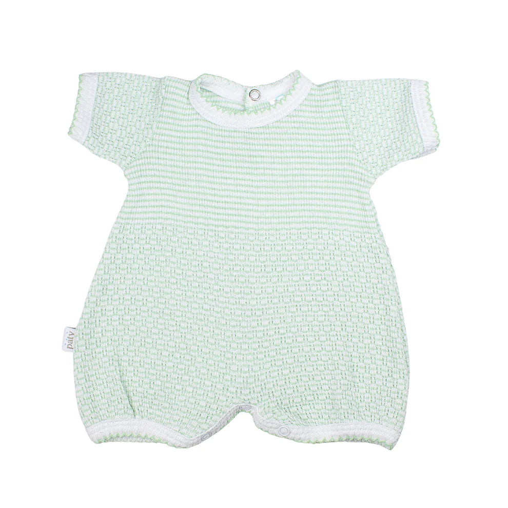 Paty Knit Straight Hem Bubble - Mint
