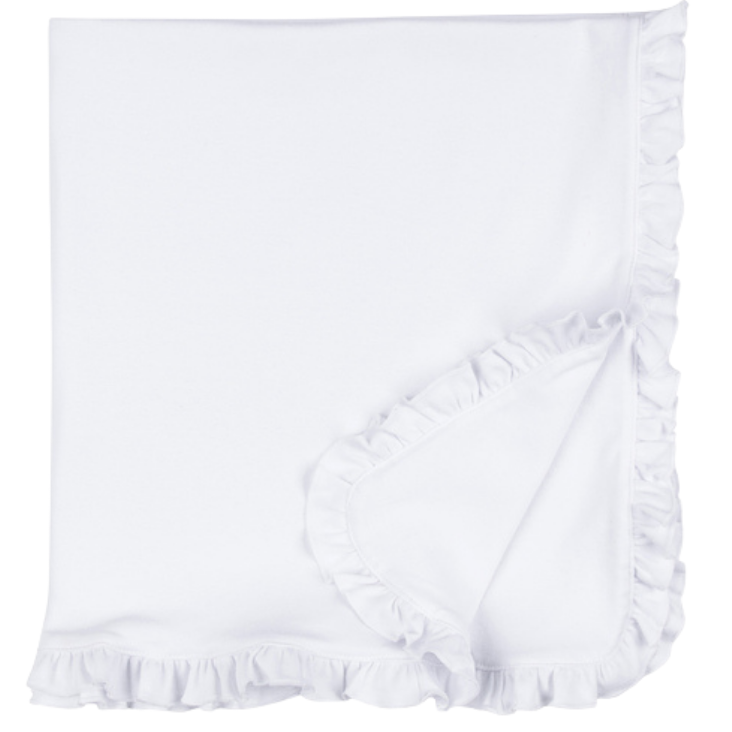 Ruffle Baby Blanket