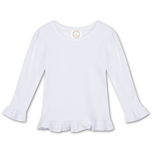 Ruffle Long Sleeve Shirt