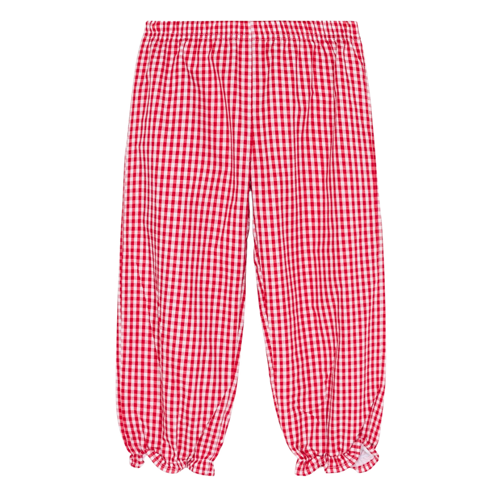 Girl's Gingham Pants