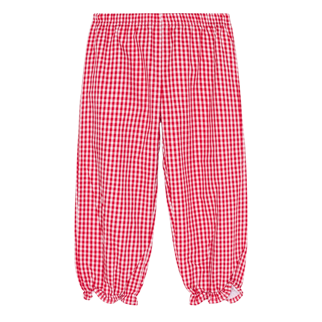 Girl's Gingham Pants
