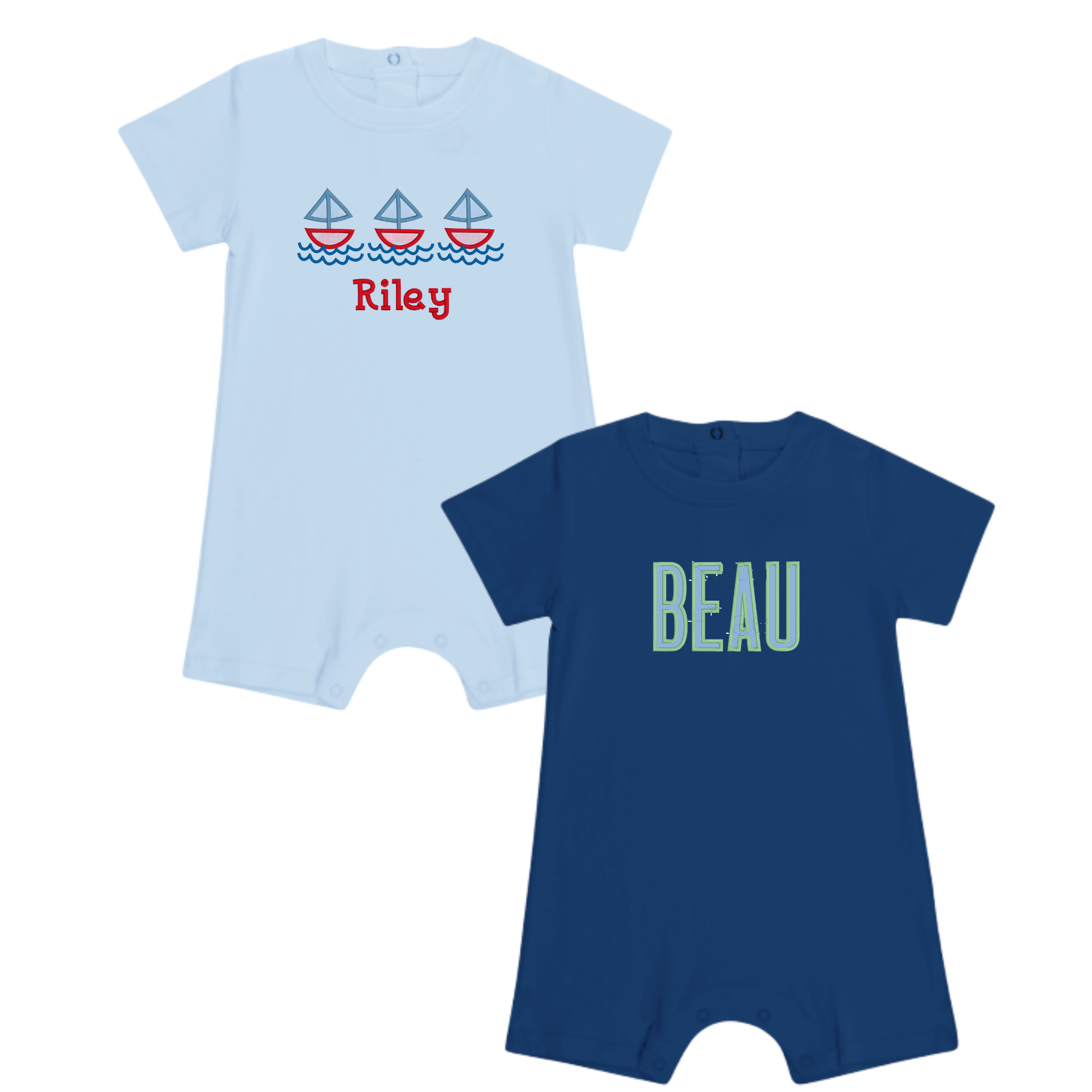 Boy's Short Sleeve Romper